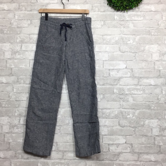 Patagonia Pants - Patagonia Blue Linen Pants Size 2